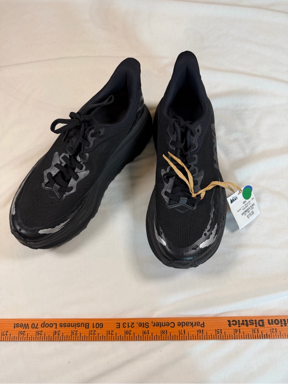 Hoka Black Athletic Running Shoes